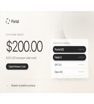 Fable 5 AI - Portal AI Model Credit 200 USD GPT 5.5 Activation Code Key GLOBAL